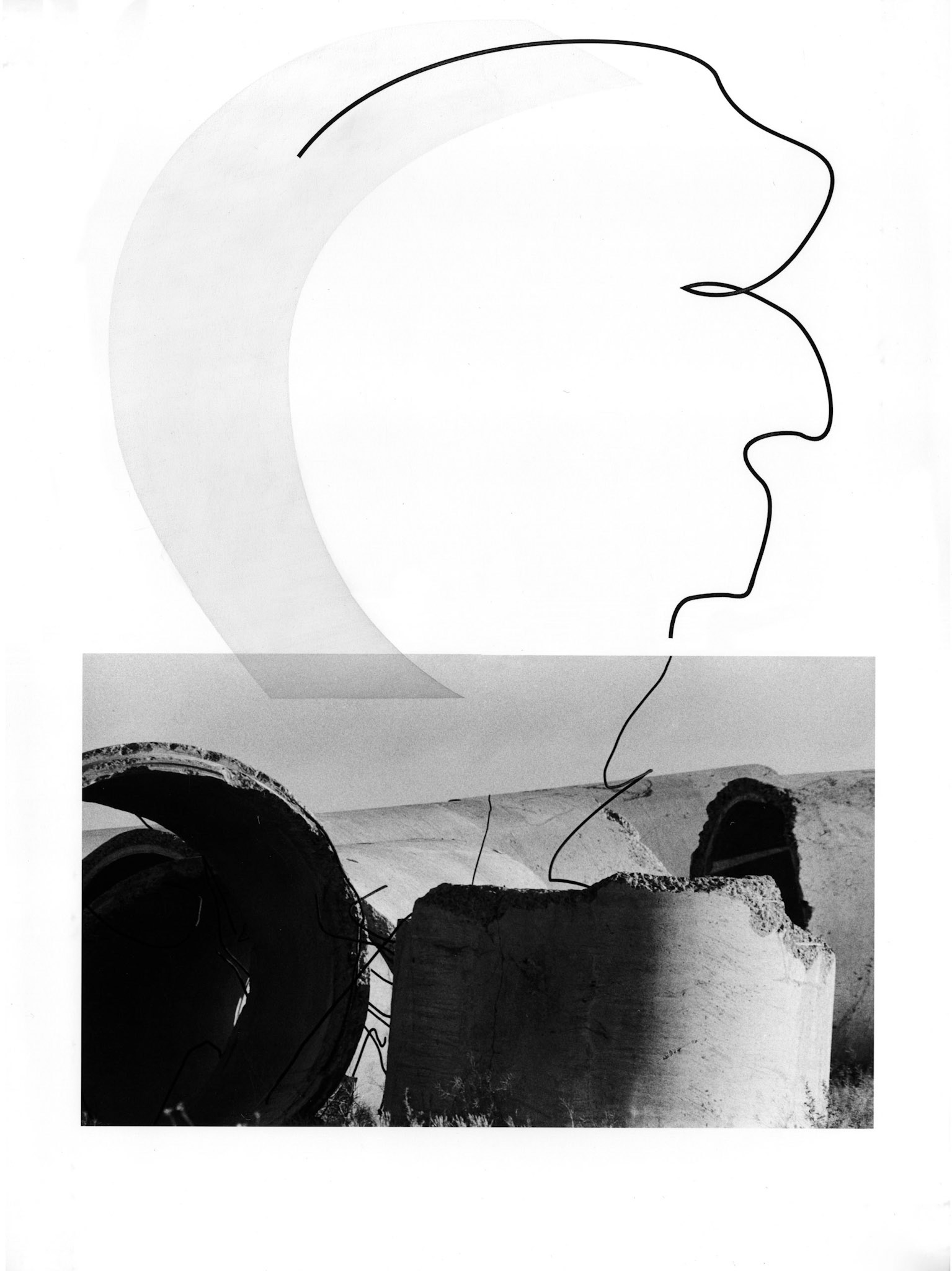 Construct No. ZA-8-10A; Pigment print, graphite and ink drawing, 24 x 18 inches; © 2016