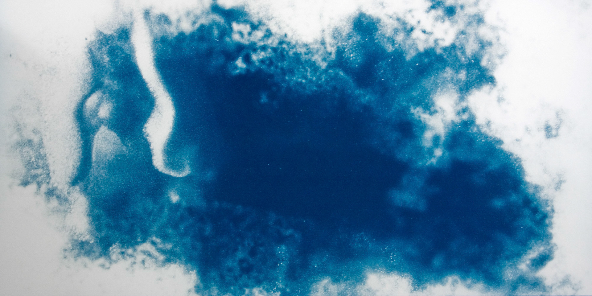 Glacier No. 30, Plate 4; Cyanotype, 12 x 24 Inches; © 2008