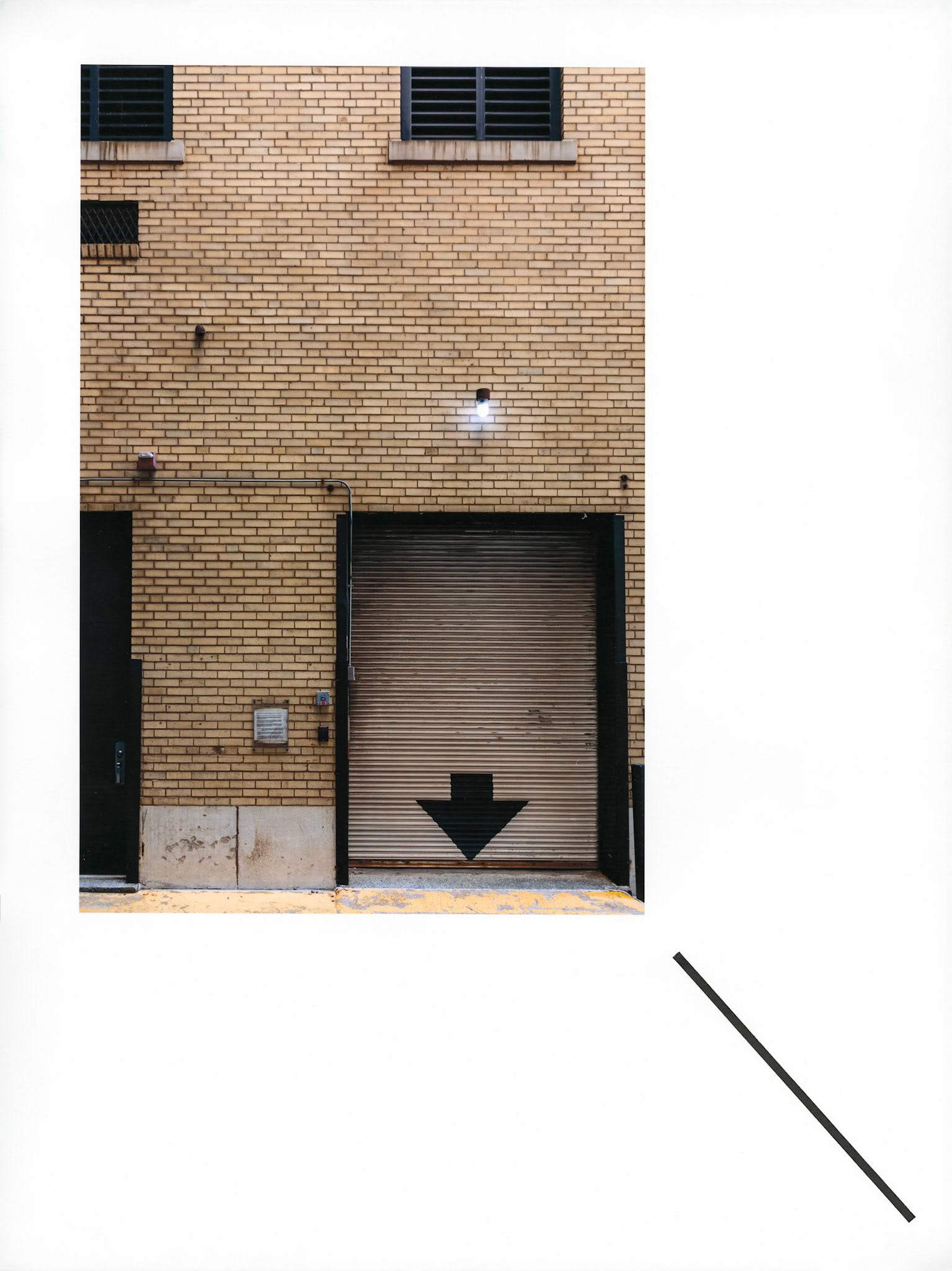 Construct No. 3-10 (This Is the Place); Pigment print with ink drawing; 24 x 18 inches; ©2024