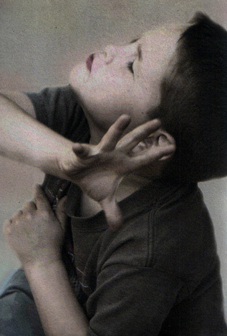 Silly; Multiple layer gum dichromate on pigment print, 12 x 8 inches; © 2008