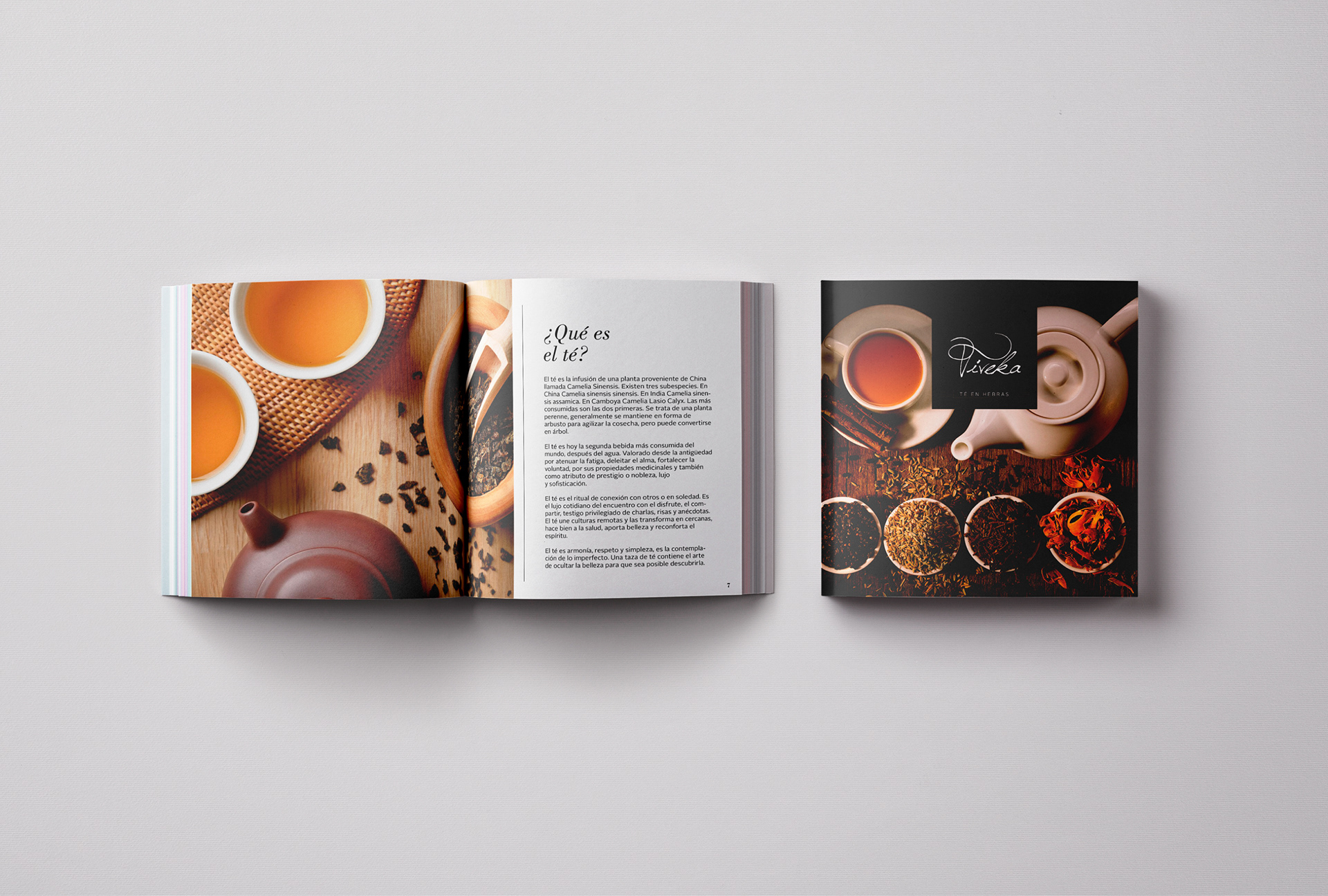 Matías Bluro - Brochure / Viveka teahouse.