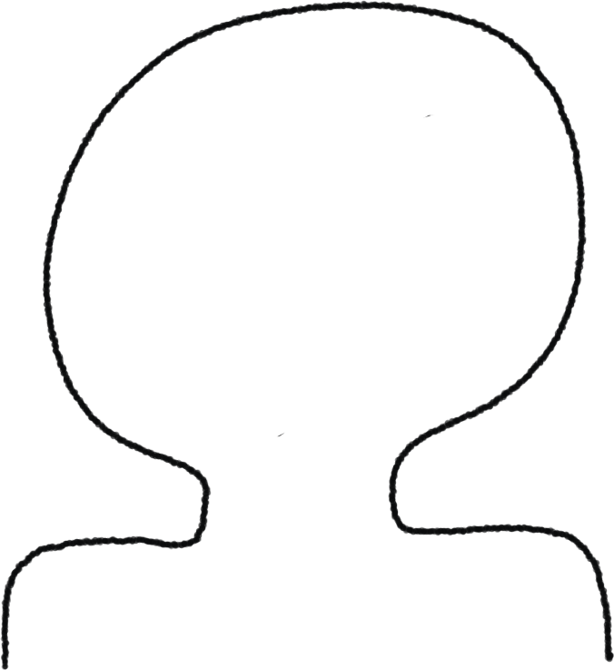 The Hamish's blank face onto which you may project your own filling of your choosing