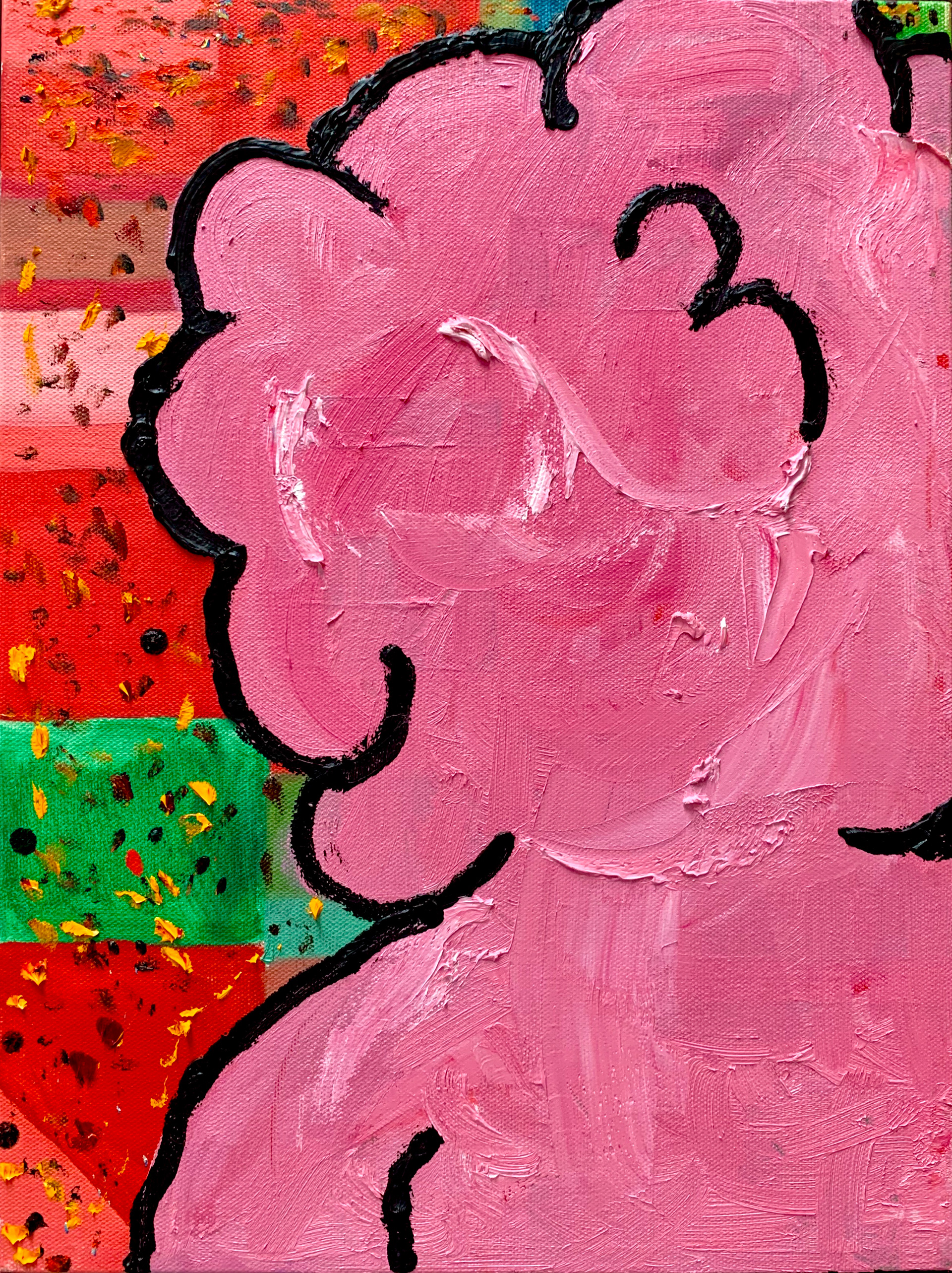"Pink Muse 2", oil on canvas (2019)