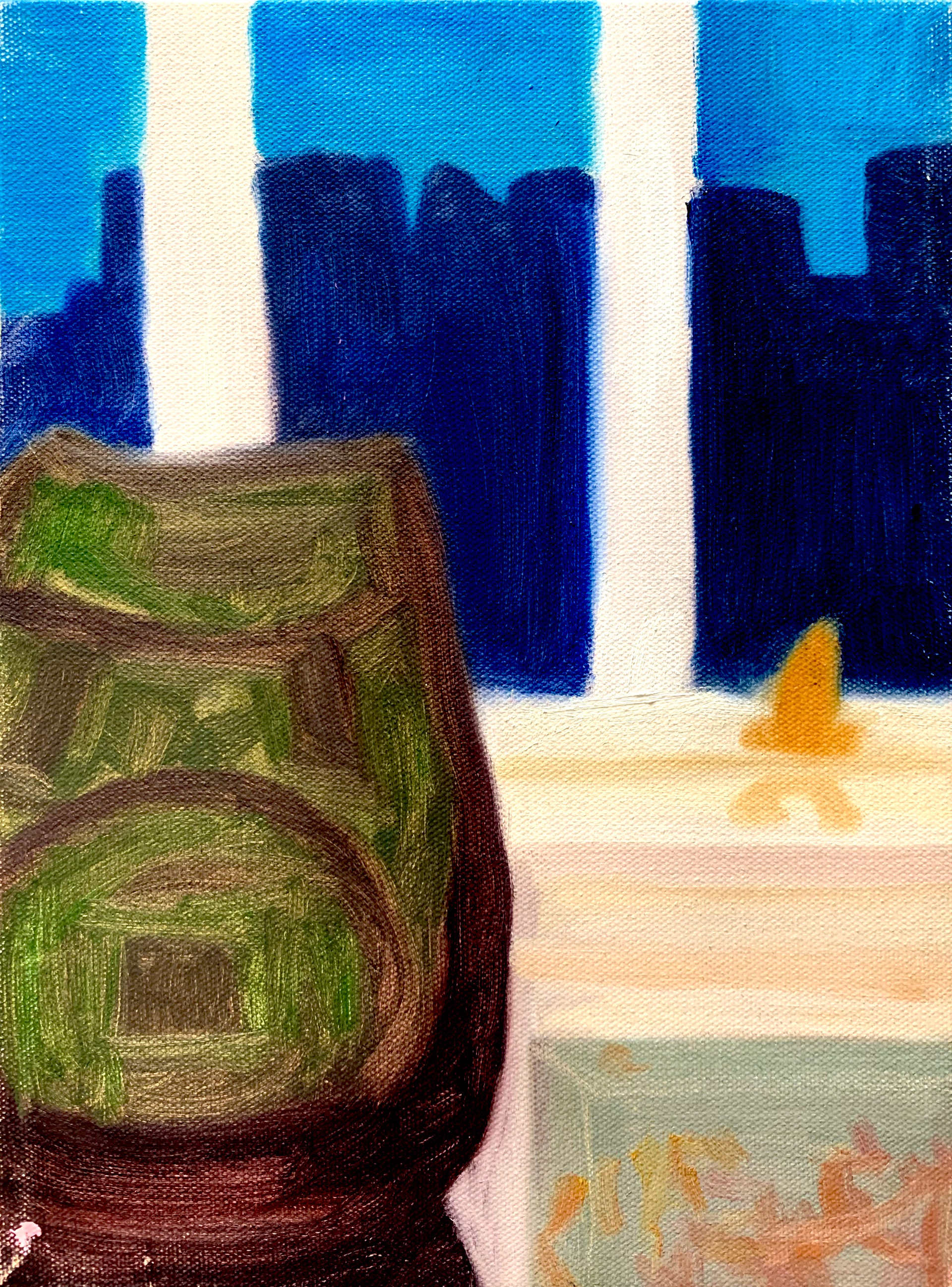 "Flud", oil on canvas (2018)
