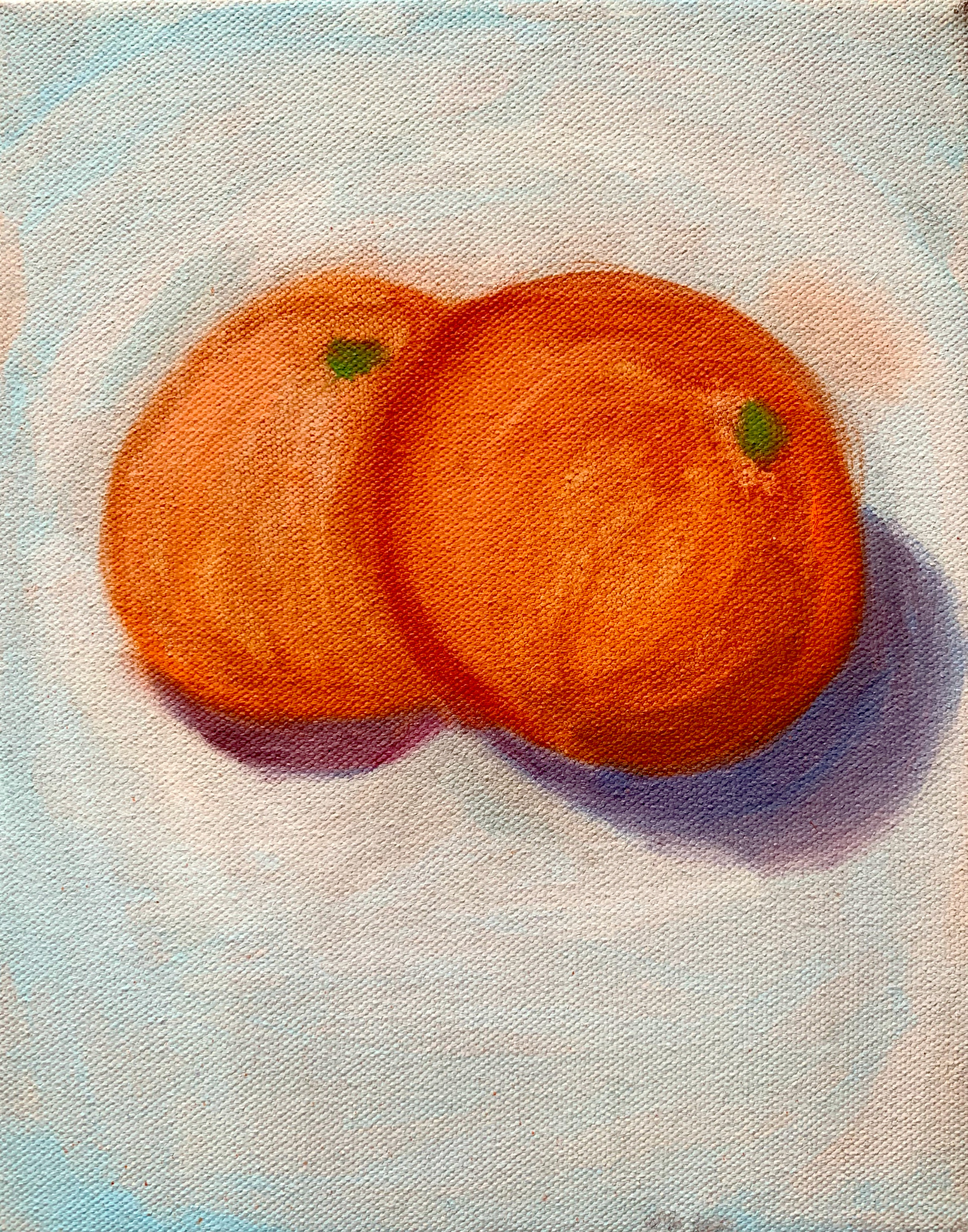 "Oranges", oil on canvas (2018)