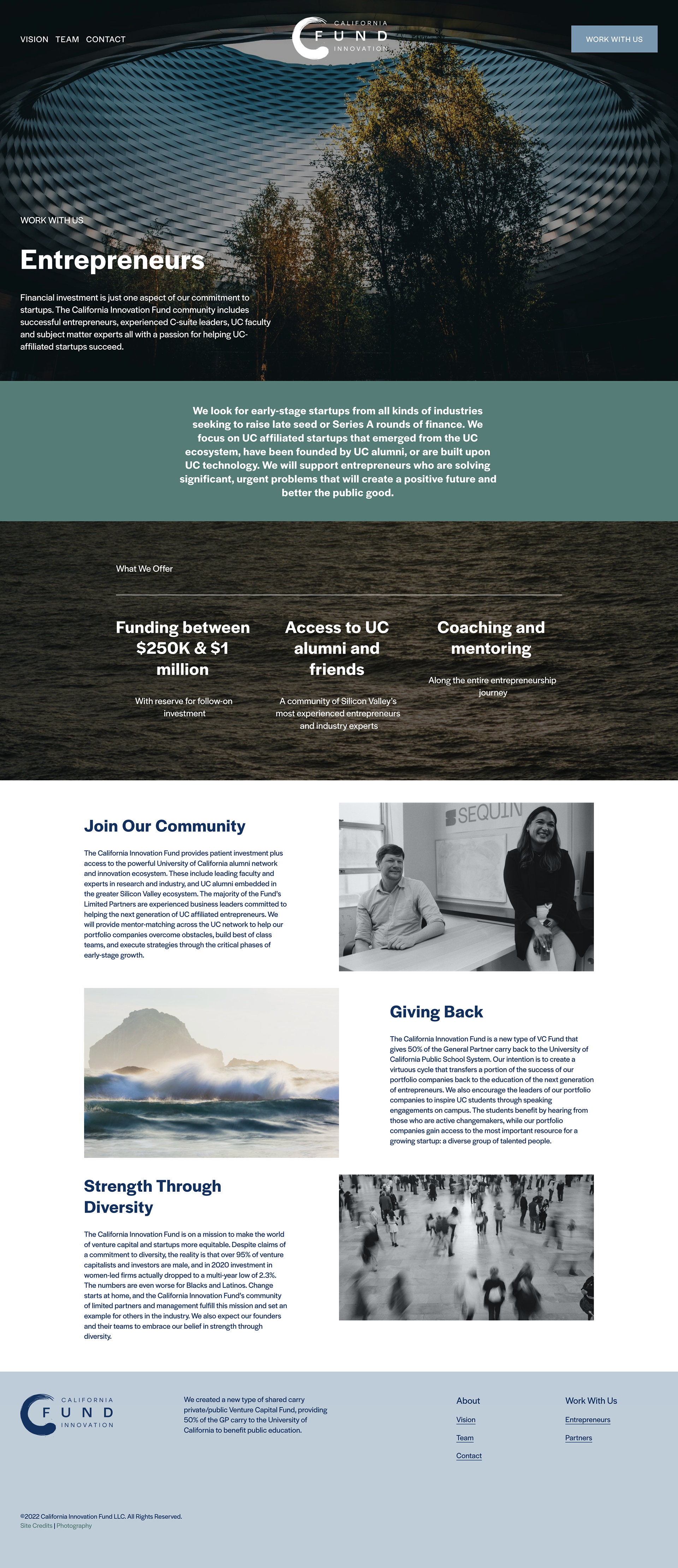 Entrepreneurs page