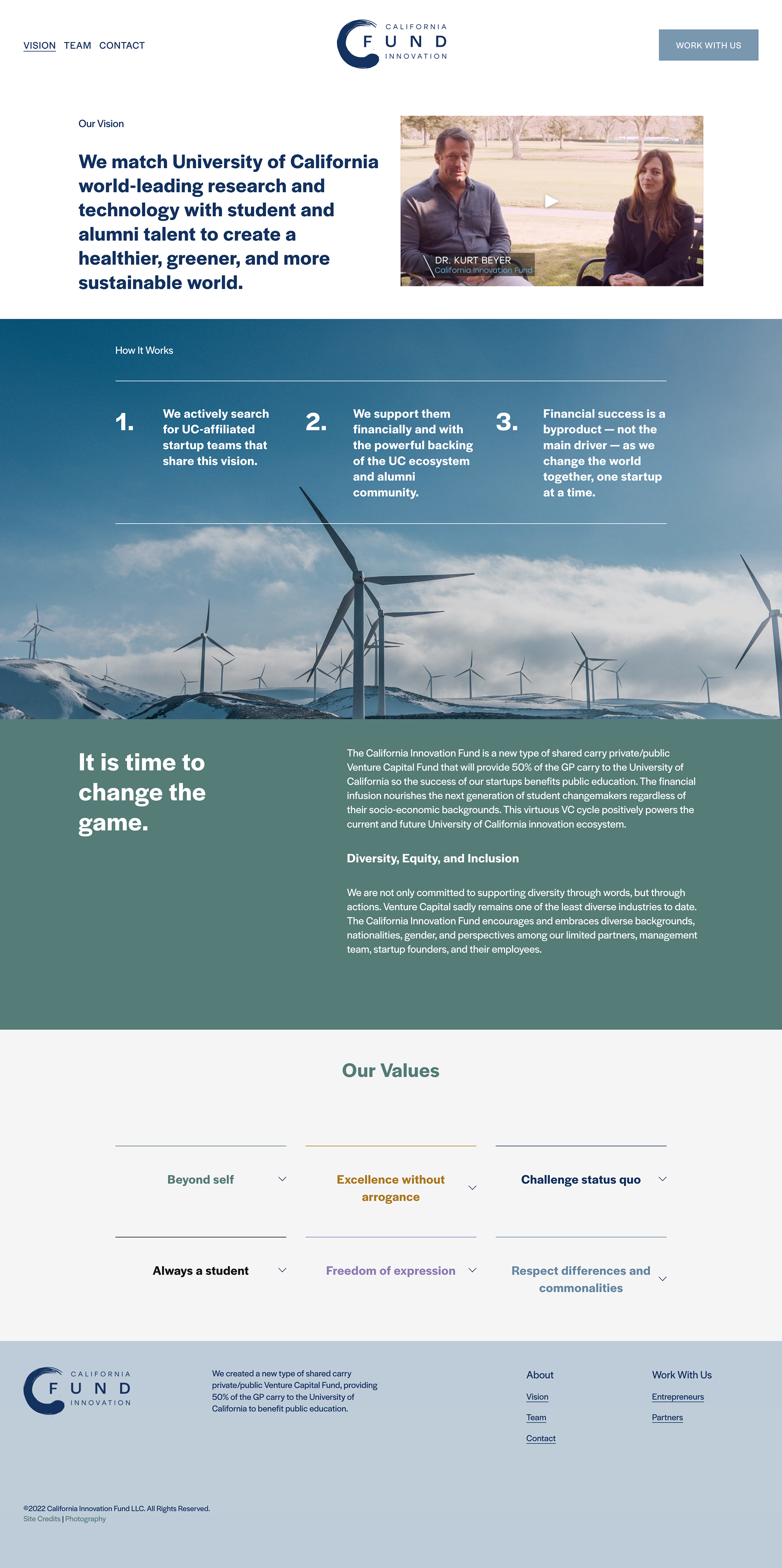 Vision page