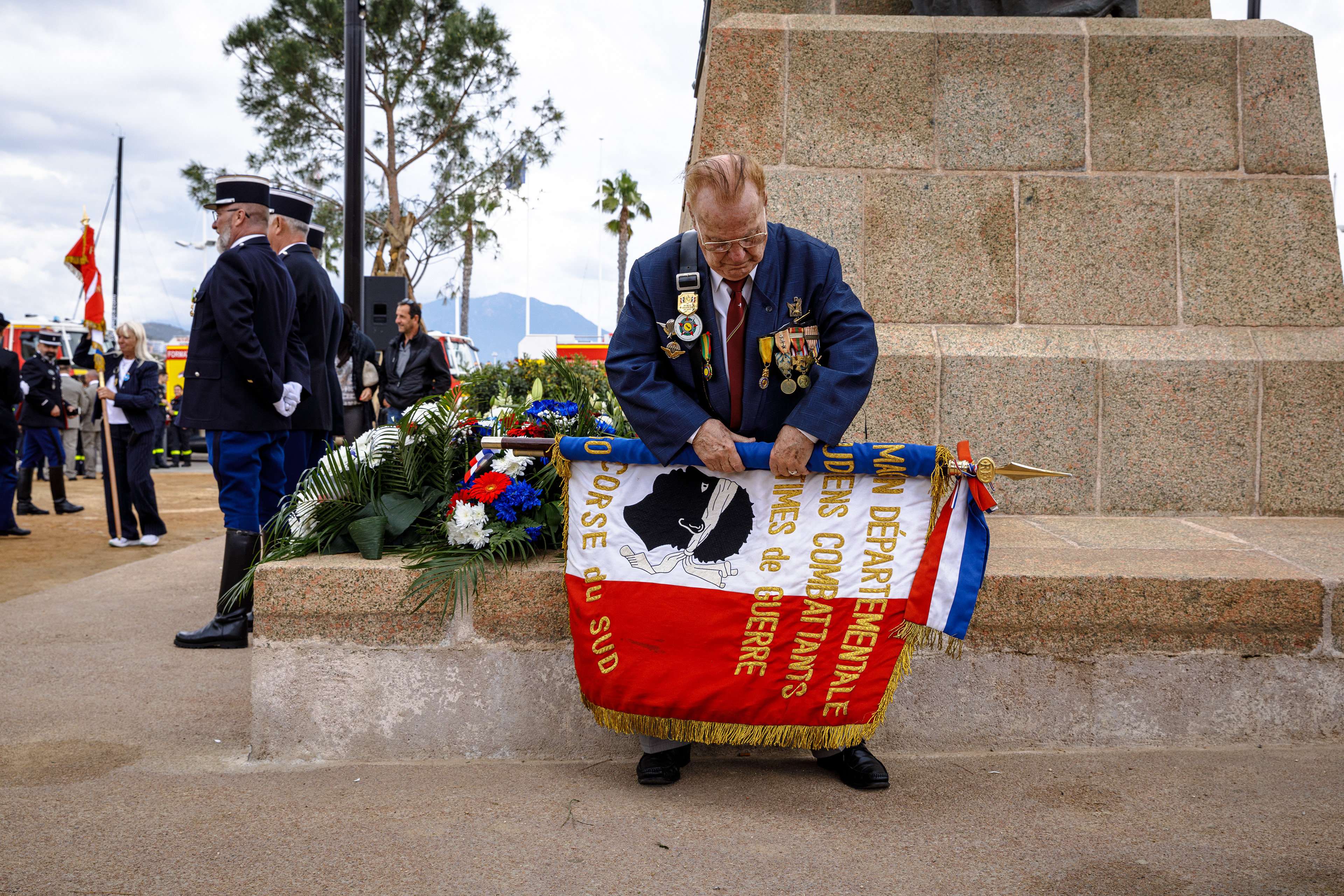 Cérémonie du 8 mai place Campinchi - Ajaccio, 08/05/2022