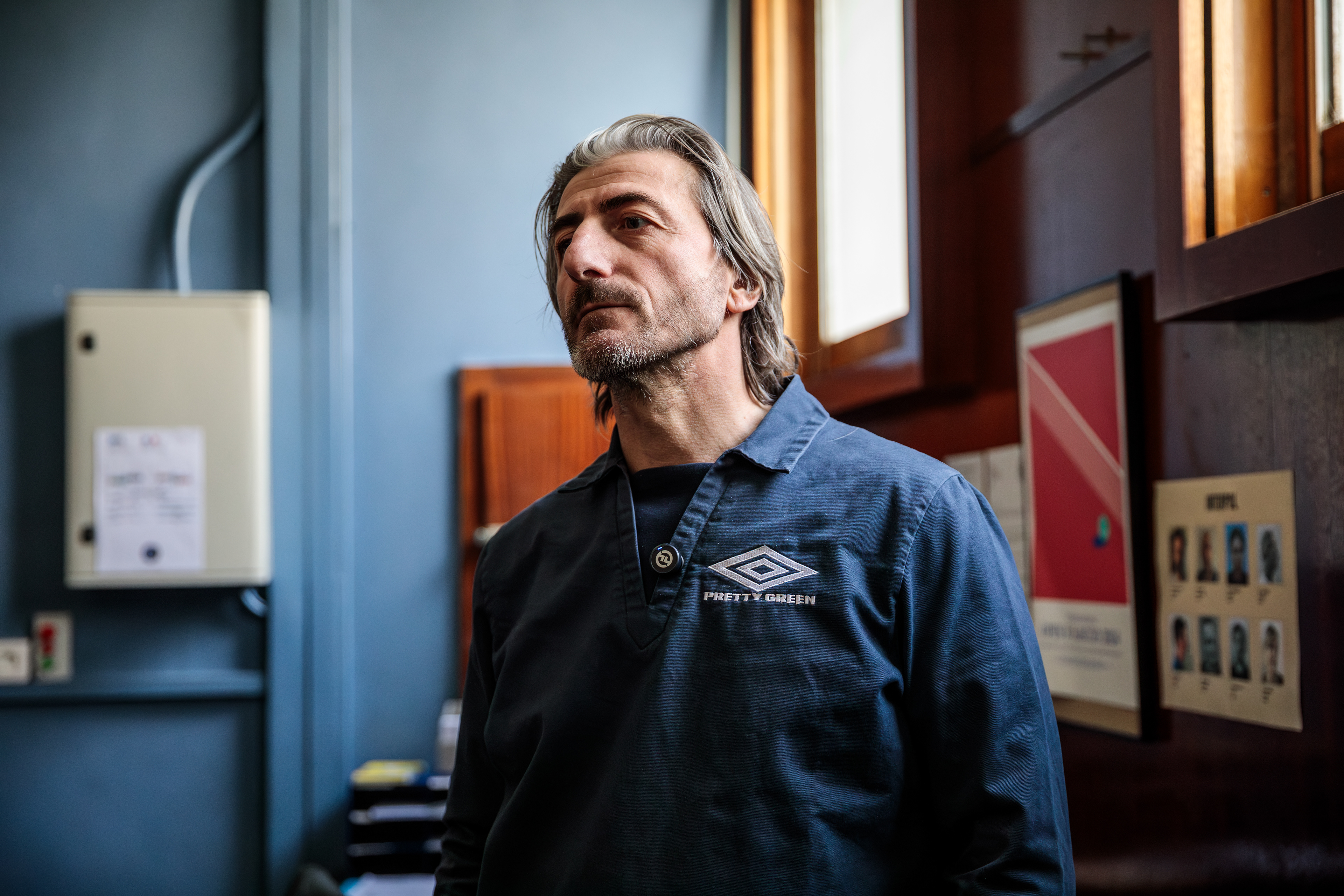 Jean-Philippe Ricci sur le tournage de la série Vendetta du réalisateur Ange Basterga - Ajaccio, 01/04/2025