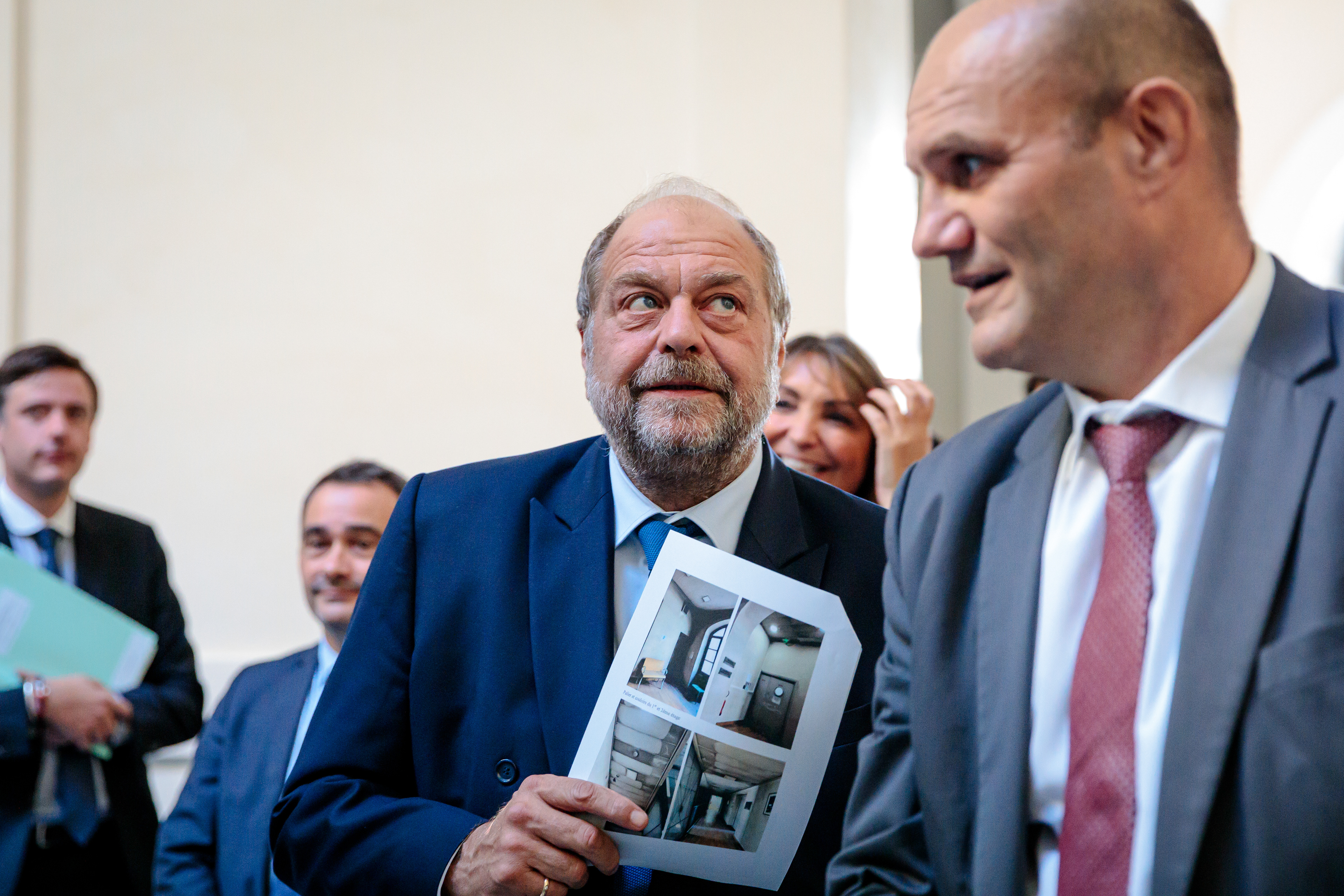 Le ministre de la Justice Eric Dupond-Moretti en visite au palais de justice d’Ajaccio - Ajaccio, 22/09/2022