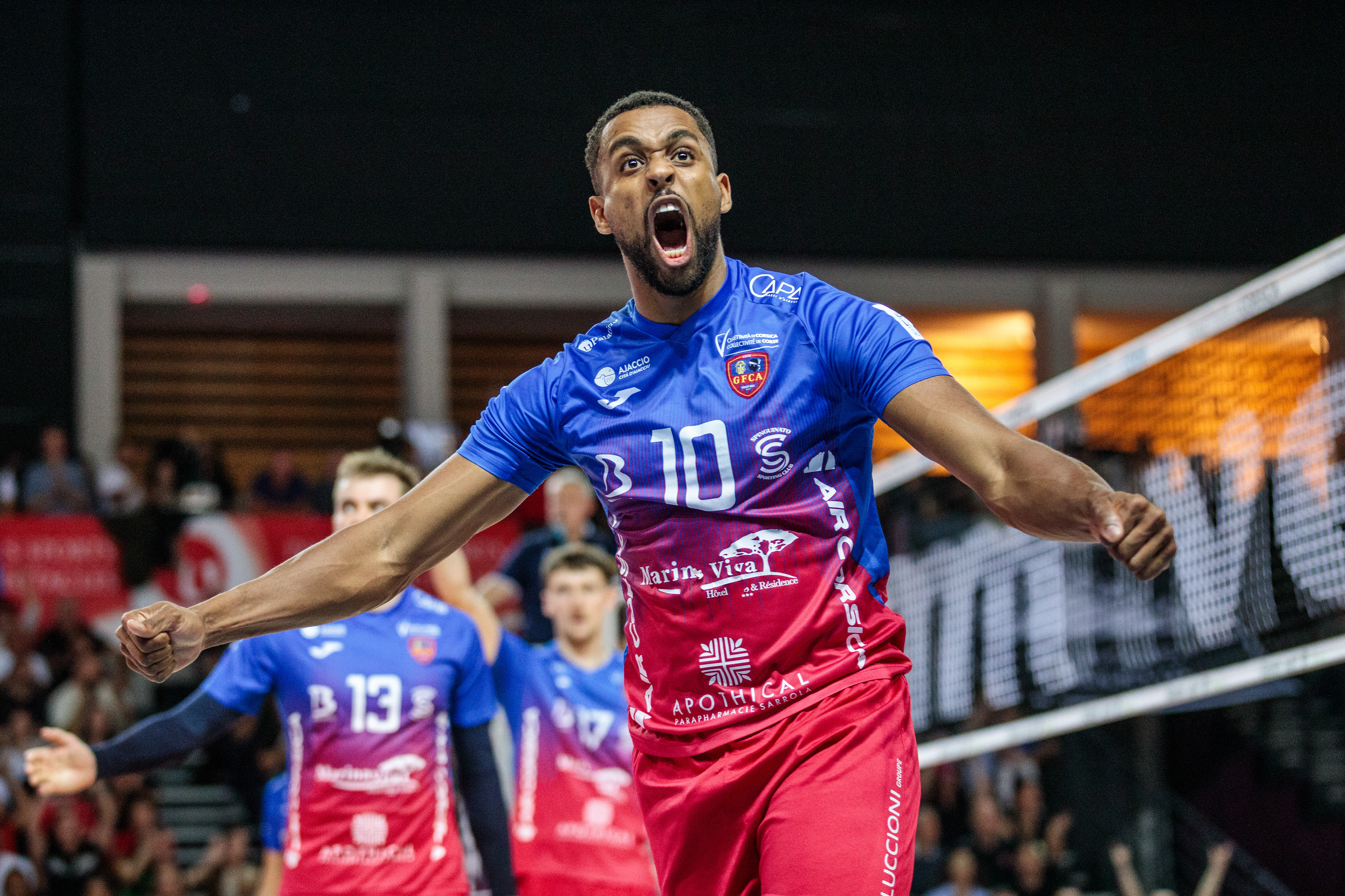 Demi-final des play offs de la Ligue B de volley opposant le GFCA à Cambrai - Ajaccio, 13/04/2024