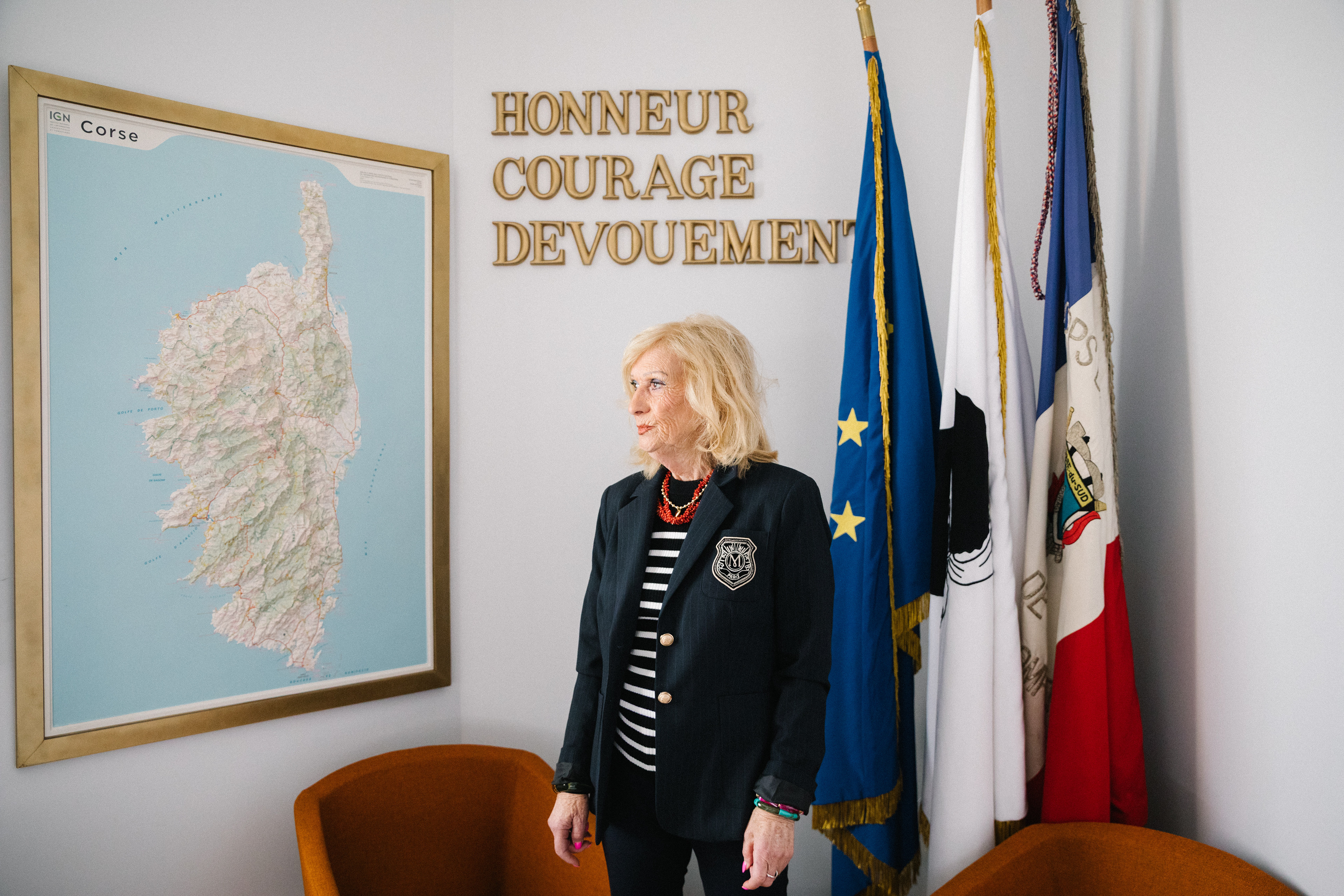 Juliette Poggi est devenue la première femme pompier de Corse-du-Sud en 1977 - Ajaccio, 04/03/2026