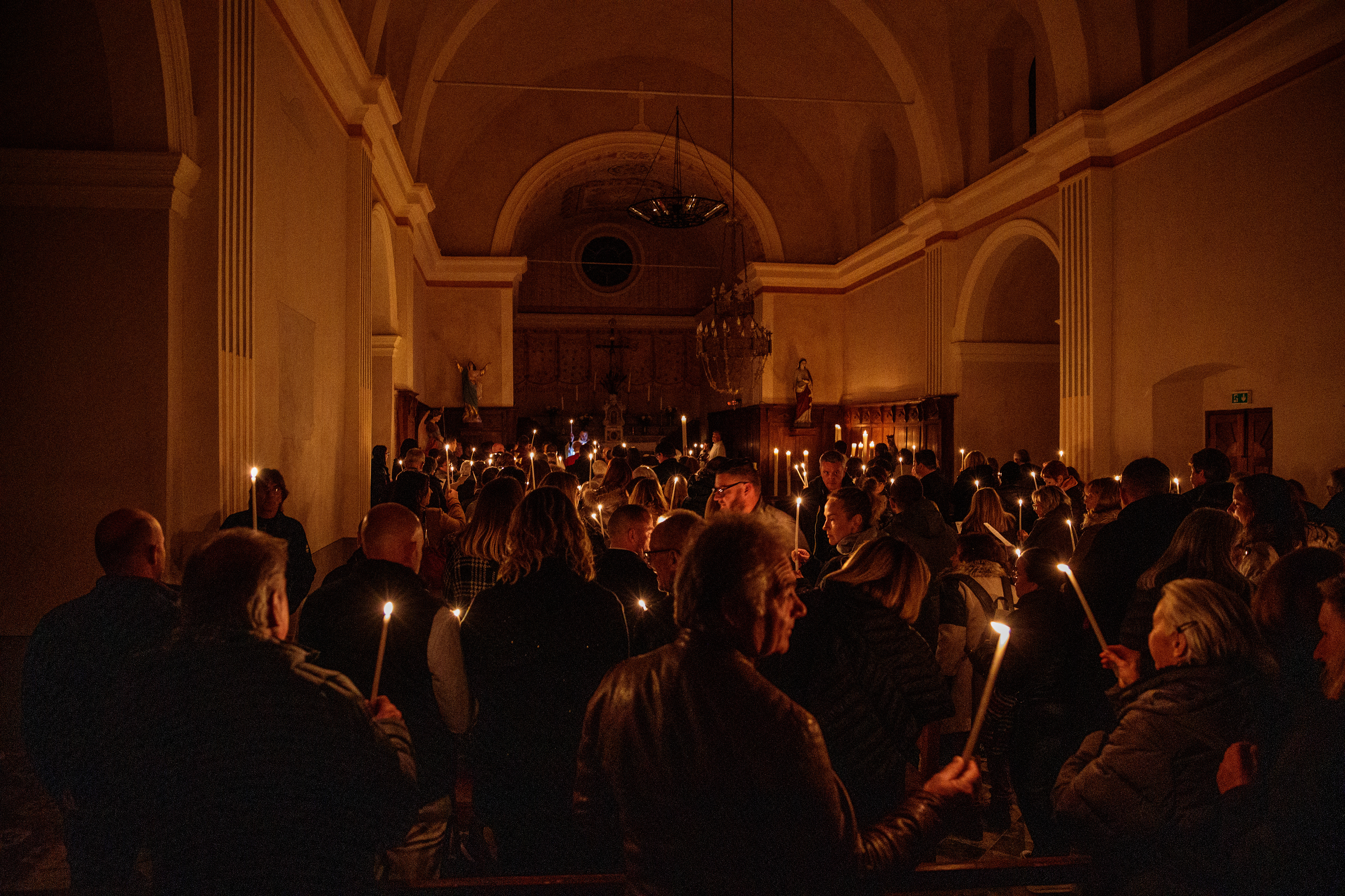 Baptêmes de 16 catéchumènes - Bocognano, 08/04/2023