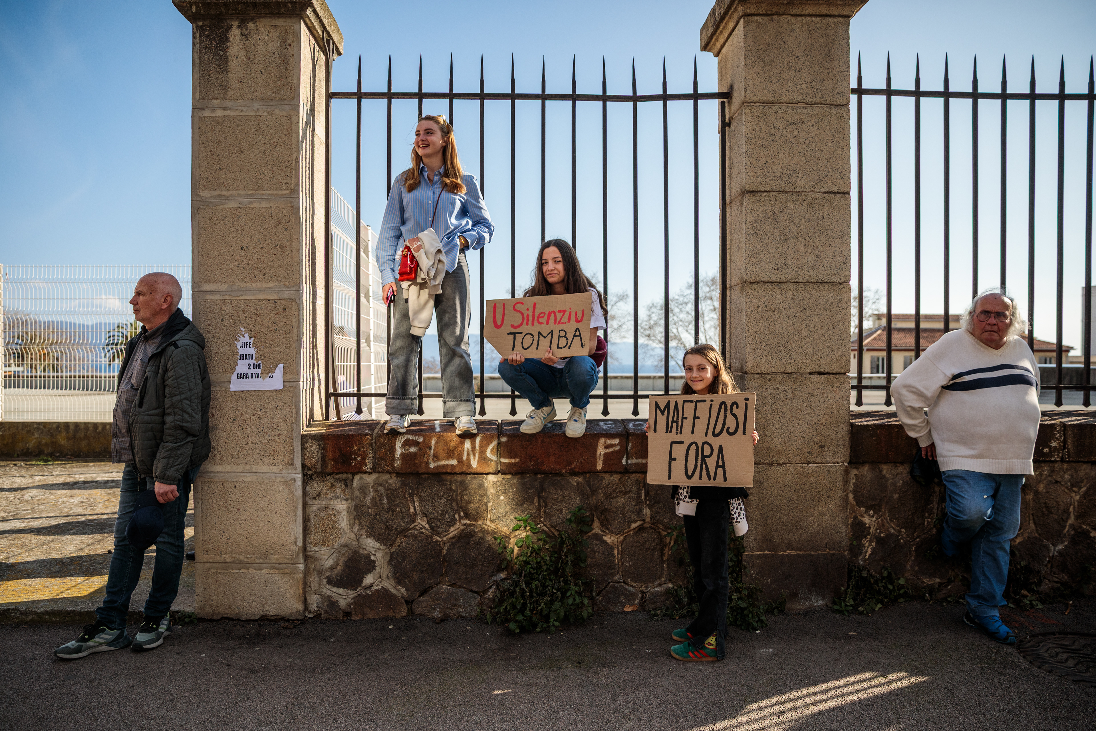 Manifestation anti mafia - Ajaccio, 08/03/2025