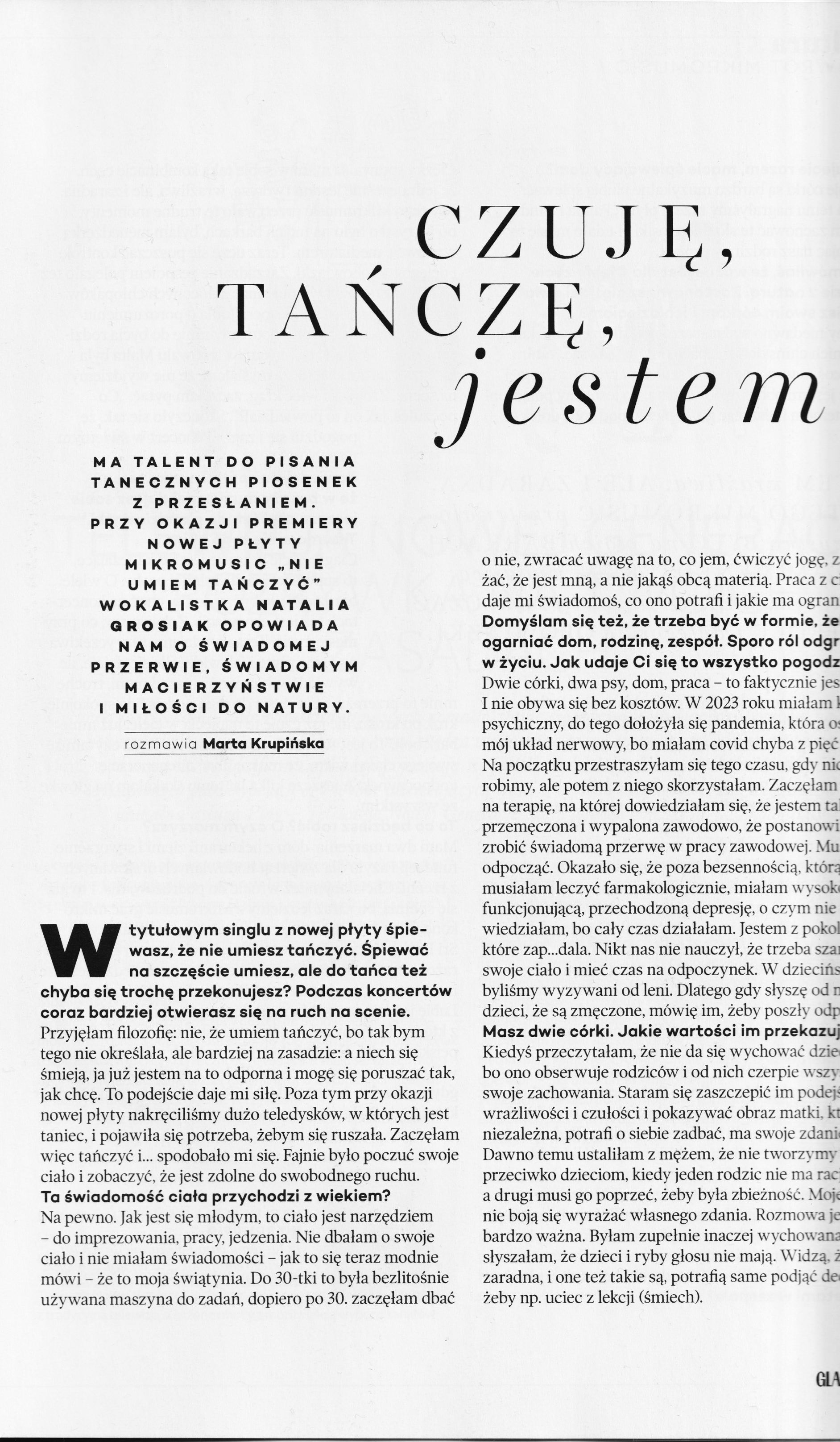 GLAMOUR POLAND MAGAZINE / PAPERBACK ISSUE 3/2025