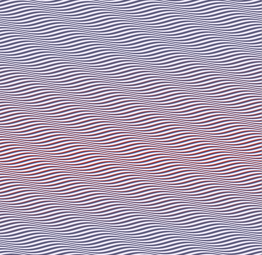 Cataract 3 (1967) | Bridget Riley