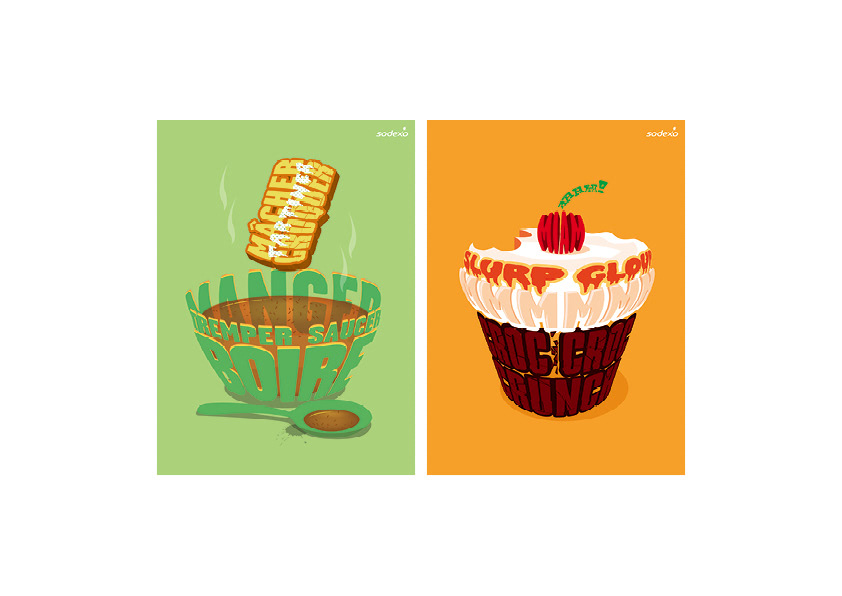 Affiches déco pour cantine scolaires - SODEXO