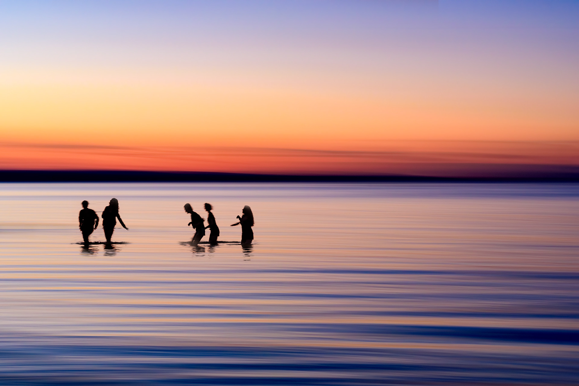 Playing in the Sea