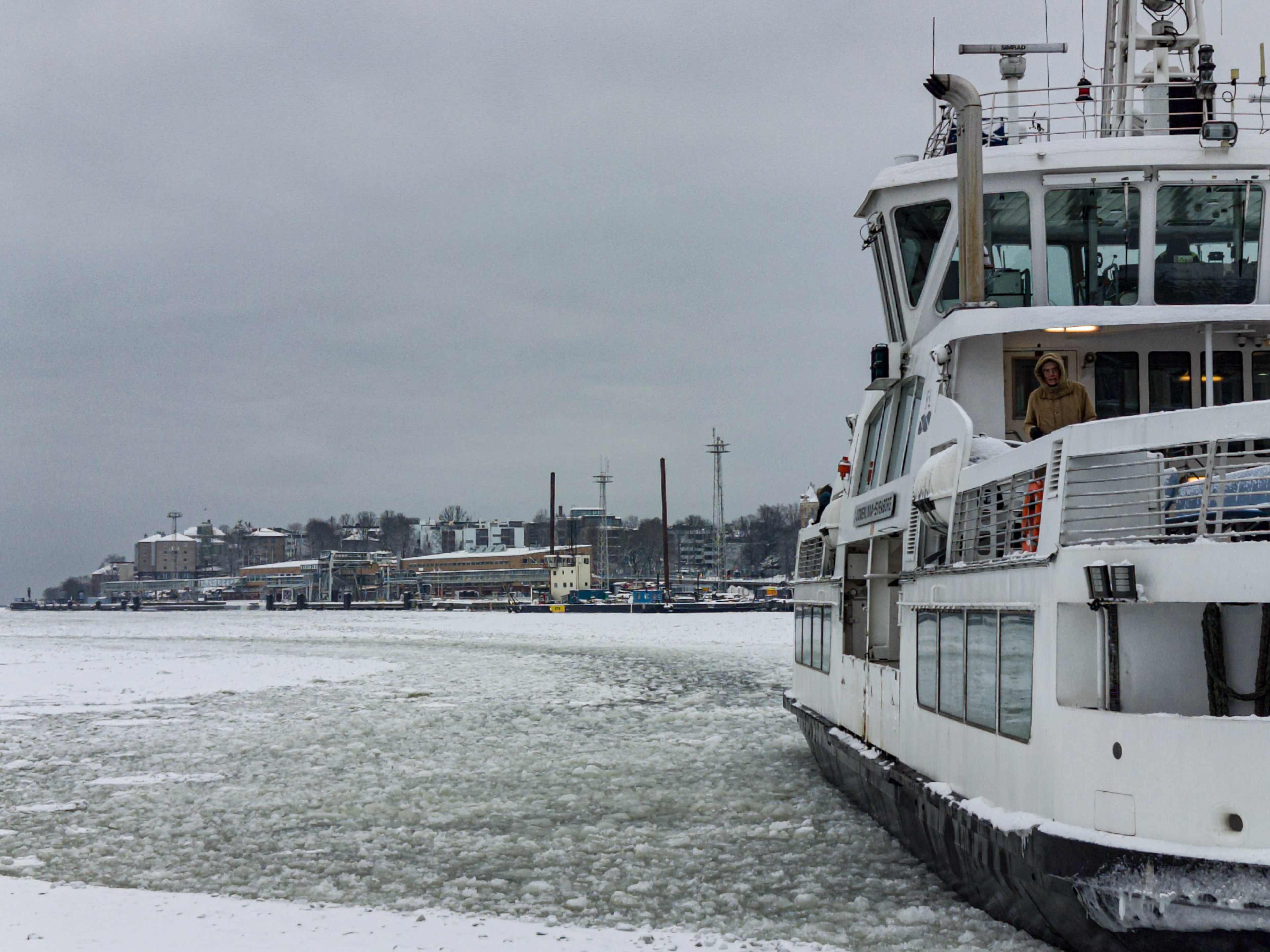 Too warm to drive on the ice