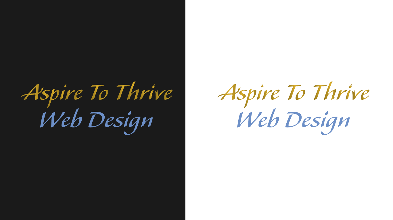 I created a simple wordmark for the brand that worked on light and dark backgrounds.