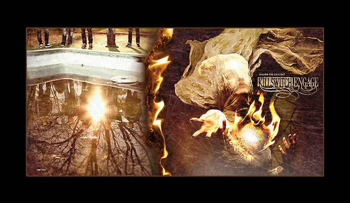 Killswitch Engage "Disarm The Descent" Cover / Booklet Back Cover / Roadrunner Records