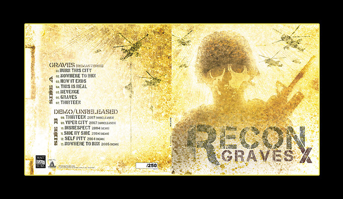 Recon "Graves X" Vinyl Cover / Maitsuba Records