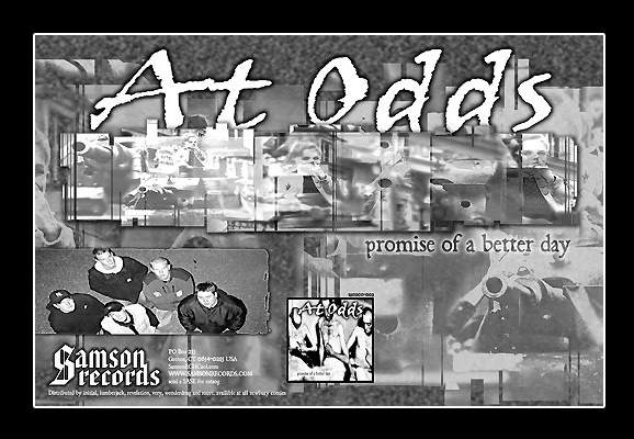 At Odds "Promise Of A Better Day" Poster