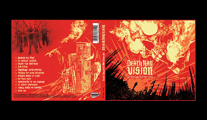 Death Ray Vision "No Mercy From Electric Eyes" Digipack / Metal Blade Records
