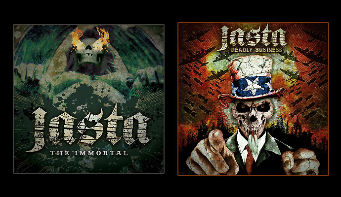 Jasta "The Immortal" / "Deadly Business" Single Covers / Stillborn Records