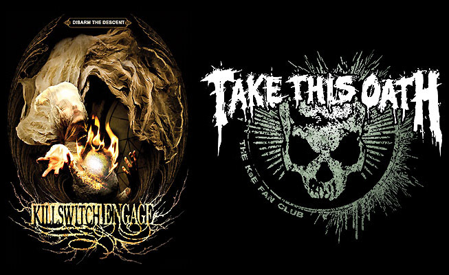 Killswitch Engage "DTD" Tour Shirt.           Killswitch Engage "Take This Oath" Fanclub Exclusive