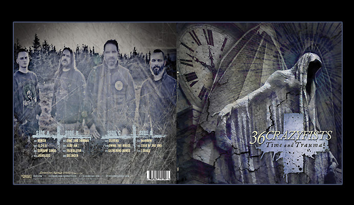 36 Crazyfists "Time And Trauma" Vinyl Cover / Spinefarm Records