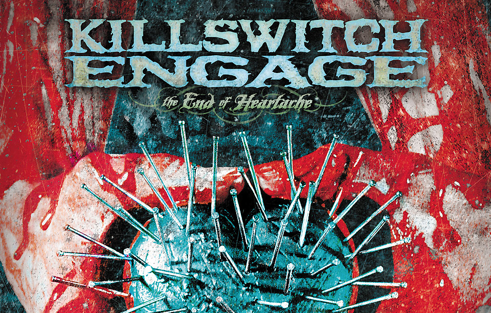 Killswitch Engage "The End Of Heartache" Alt Vinyl Cover - Logo, Cover and Shirt / Roadrunner Records