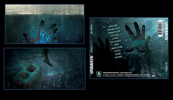 Unearth "Darkness In The Light" Inside Pages / Back Cover / Metal Blade Records