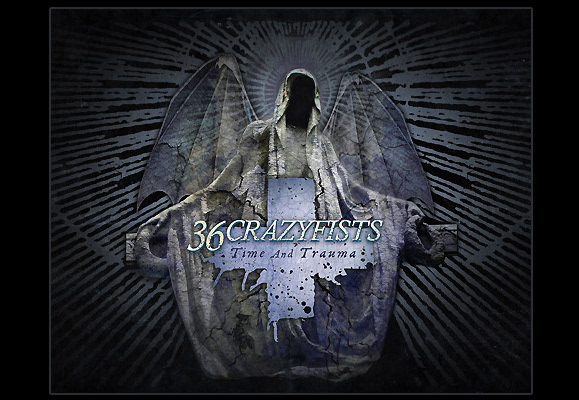 36 Crazyfists "Time And Trauma" Stage Banner