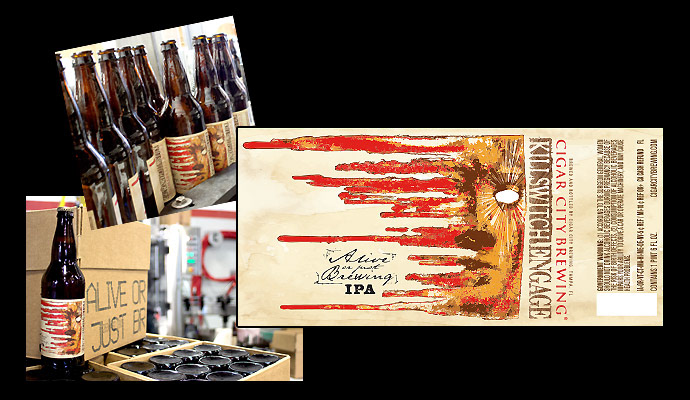 Killswitch Engage / Cigar City Brewing IPA Beer Label