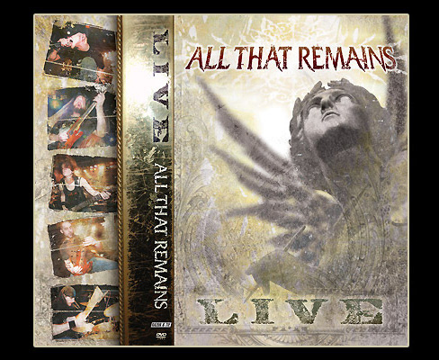 All That Remains "Live" DVD Cover / Prosthetic Records