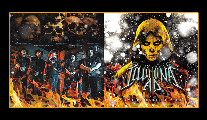 Illumina AD "Days Of Blood And Fire" Cover / Booklet Back Cover