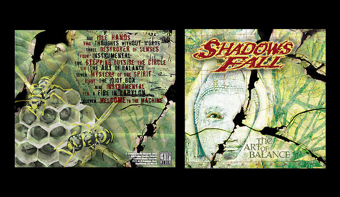 Shadows Fall "The Art Of Balance" Cover / Back Cover / Century Media