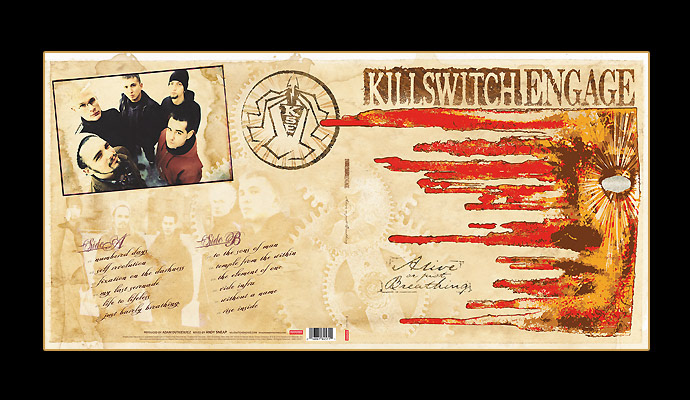 Killswitch Engage "Alive Or Just Breathing" Vinyl Cover / Roadrunner Records