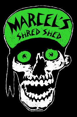 Marcel's Shred Shed Merch