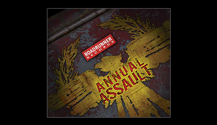 Roadrunner Records "Annual Assault" Comp Cover Roadrunner Records