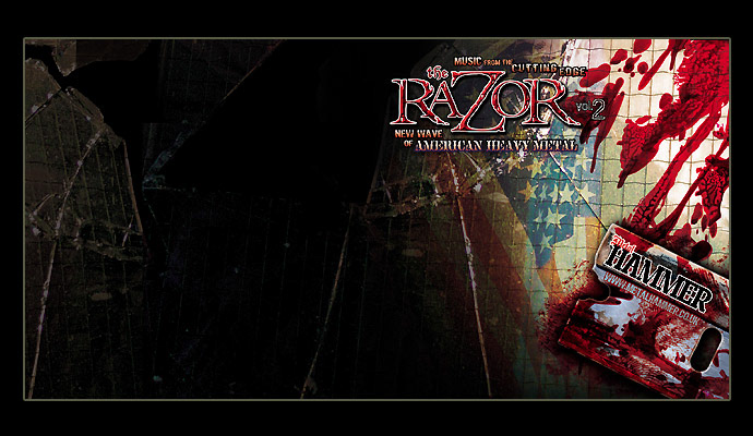 Metal Hammer Magazine Comp "The Razor Vol. 2" Cover / Back Cover / Metal Hammer Magazine