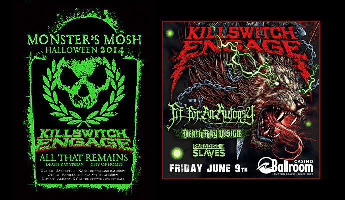 Killswitch Engage Show Poster / Ads