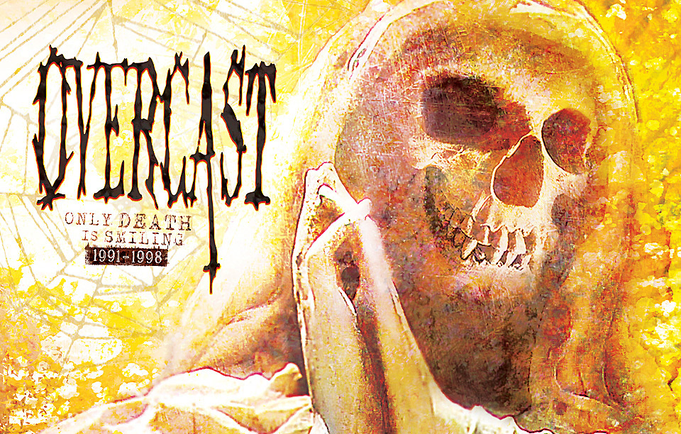 Overcast "Only Death Is Smiling" Discography - Logo, CD, Vinyl, Poster, Postcard, Instagram Ads