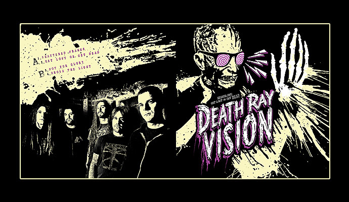 Death Ray Vision "Get Lost ... " 7 Inch Vinyl Cover / Bullet Tooth Records