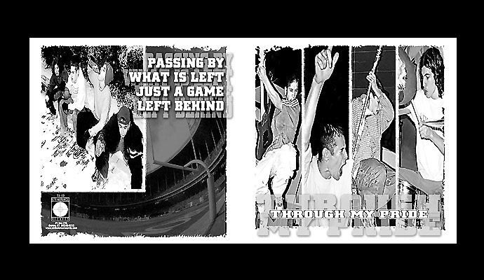 Through My Pride "See-Titled" 7 Inch Vinyl Cover / Strikeforce Records