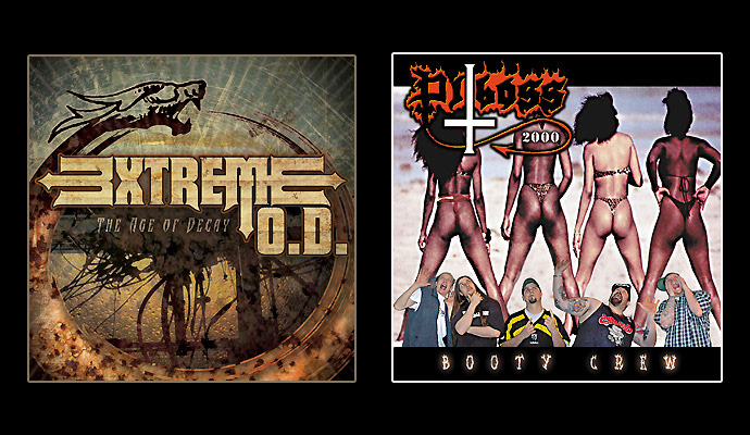 Extreme O.D. "The Age Of Decay" / Piteous 2000 "Booty Crew" Covers / Strikeforce Records