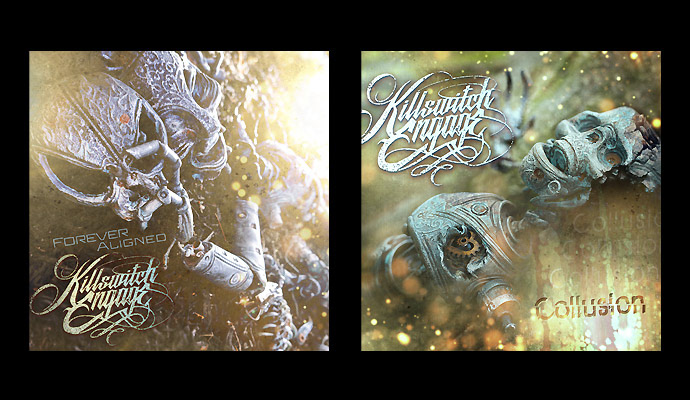Killswitch Engage "Forever Aligned" / Collusion" Single Covers / Metal Blade Records
