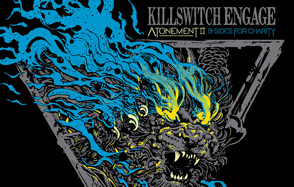 Killswitch Engage "Atonement 2: B Sides For Charity" - Logo, Digital Cover and Shirt / Metal Blade Records