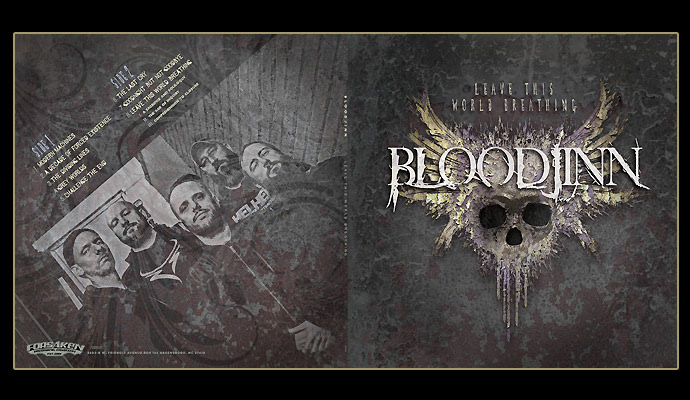 Bloodjinn "Leave This World Breathing" Vinyl Cover / Forsaken Records